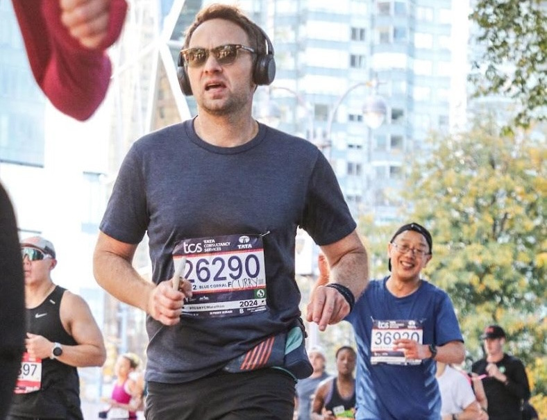 Running the NYC Marathon (Team for Climate)